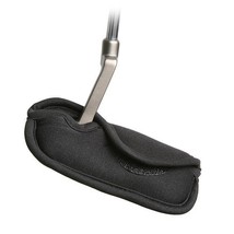 BLACK PUTTER HEAD COVER THICK NEOPRENE BLADE BLACK FLIMSY HEAD COVER - £12.17 GBP