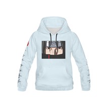 Youth's Blue Pastel Itachi Uchiha Anime All Over Print Hoodie (Usa Size) - $34.00