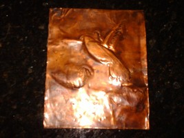 Vintage 1983 Handcrafted Copper Art Humming Bird Quails 5 3/4&quot; X 7&quot; - £58.88 GBP