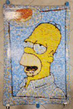 The Simpsons signed poster Homer Simpson Photomosaics, Matt Groening, Or... - $2,090.84 MXN