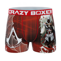 Assassin&#39;s Creed Ezio Men&#39;s Crazy Boxer Briefs Shorts Red - £15.84 GBP