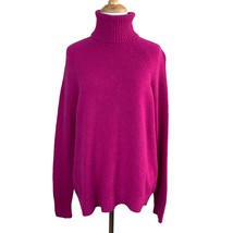 J. Crew Turtleneck Sweater Womens S Pink Supersoft Yarn Knit Wool Alpaca Stretch - £27.85 GBP