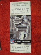 NY Rangers 1995 Stanley Cup Playoffs Finals 4th Round Game 1 Ticket Stub MSG - £9.67 GBP