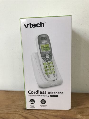 Vtech CS6114 Cordless White Telephone w/ Caller ID + Call Waiting DECT 6.0 - $29.99
