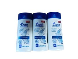 3x Head &amp; Shoulders Classic Clean Anti-Dandruff Shampoo, 3 Oz Exp12/23 - £8.60 GBP