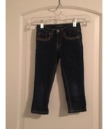 Vigoss Kids Blue Capri Jeans Zip Button Pockets Size 5  - $422.29 MXN