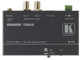 Kramer 810 Composite/S-Video Color Bar/Audio Tone Generator - $501.99