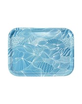 ARY SINCE 1952 Tray Japanese Elegant Wooden Kitchen Ocean Blue Size 11&quot; ... - $48.58