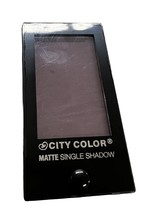 City Color Matte Single Eyeshadow - Cruelty Free - Black Shade - *OUTER ... - £1.59 GBP