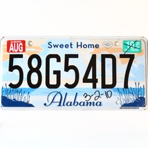 2010 United States Alabama Sweet Home Alabama Passenger License Plate 58G54D7 - £13.15 GBP