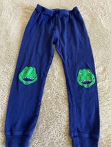 Carters Boys Navy Blue Green Dinosaurs Snug Fit Pajama Pants 3T - $4.41