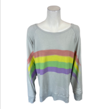 Peace Love World Pride Comfy Knit Top (Hamptons Grey, X-Small) A396357 - £19.74 GBP