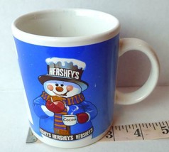 Hershey&#39;s Chocolate Cocoa Smores Snowman Campfire Recipe Mug - £8.89 GBP