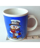 Hershey&#39;s Chocolate Cocoa Smores Snowman Campfire Recipe Mug - £8.76 GBP