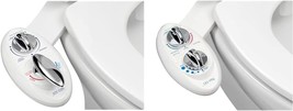 Luxe Bidet Neo 320 White 320-Self Cleaning Dual Nozzle, 17 X 10, White And White - £110.57 GBP