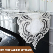 86x15inch 1pc Piano Cover Dusting Lace Anti-dust Fabric Clothing Piano T... - £27.88 GBP