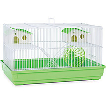 Prevue Pet Products SP2060G Prevue Hendryx Deluxe Hamster &amp; Gerbil Cage- Lime Gr - £63.44 GBP