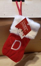 Christmas Monogram Stockings You Choose Letter Mini 7&quot; x 5&quot; By Home NIB ... - $74.05 MXN