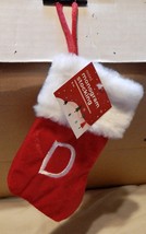 Christmas Monogram Stockings You Choose Letter Mini 7&quot; x 5&quot; By Home NIB ... - £3.10 GBP