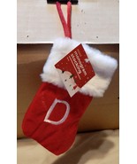 Christmas Monogram Stockings You Choose Letter Mini 7&quot; x 5&quot; By Home NIB ... - £3.10 GBP