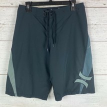 Hurley Board Shorts Athletic Dri-Fit Black Gray Size 30 - $21.79