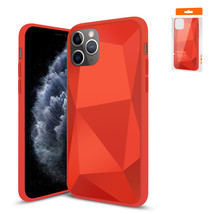 [Pack Of 2] Reiko Apple iPhone 11 Pro Apple Diamond Cases In Red - £19.92 GBP