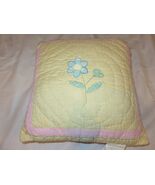 Pem American That&#39;s Mine Kids Expressions Quilted Deco pillow Pottery Ba... - $26.70 CAD