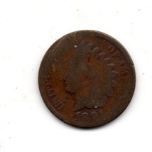 1891 Indian Head Cent Circulated abt Very good - £7.07 GBP