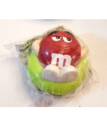 NEW Red M&amp;M&#39;s Candy Burger King Kids Club Meal Toy 1997 Inner Tube Dispe... - £4.39 GBP