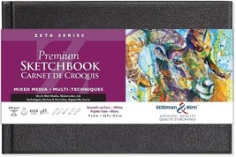 Stillman &amp; Birn 900960 Zeta Series Portrait Hardbound Premium Sketchbook - £20.44 GBP