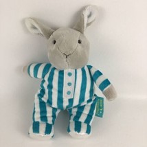 Goodnight Moon Pajama Bunny Rabbit 10&quot; Plush Bean Bag Stuffed Animal Toy Stripes - £15.73 GBP