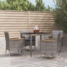  Patio Dining Set Set of 4 Gray - $452.99