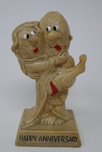 W&amp;R Berries Co&#39;s 1970 Happy Anniversary Groom &amp; Bride Figurine Statue - £13.36 GBP