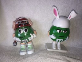 M&amp;M&#39;s Holiday Plastic Characters Red &amp; Green  - £6.25 GBP