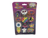 LISA FRANK 12 GHOULISH HALLOWEEN ERASERS NEW IN SEALED PACKAGE GHOST WIT... - $26.60