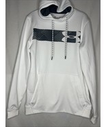 White Under Armour Pullover Loose Hoodie Size S Men - $381.74 MXN