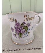 Occupied Japan Shaving Mug Ironstone &quot;For a Little Shaver&quot; Rosetti Chicago - £11.23 GBP