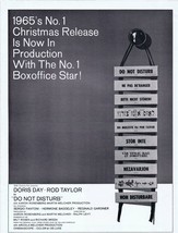 Do Not Disturb 1965 ORIGINAL Vintage 9x12 Industry Ad Doris Day Rod Taylor - £22.80 GBP