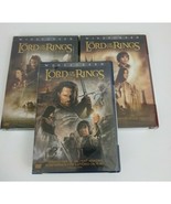 New Lot of 3 Lord Of The Rings Trilogy Widescreen DVD&#39;s Sealed - $12.86