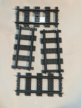 Lotto Di 4 LEGO Plastica Binario Strada Dritto Città Ricambio 53401 Grigio - $15.93 CAD