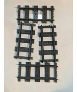 Lotto Di 4 LEGO Plastica Binario Strada Dritto Città Ricambio 53401 Grigio - €9,77 EUR