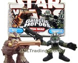 Yr 2008 Star Wars Galactic Heroes 2 Pk 2 Inch Figure TARFFUL and COMMAND... - $34.99
