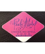 PAULA ABDUL - VINTAGE ORIGINAL CONCERT TOUR CLOTH BACKSTAGE PASS - $10.00