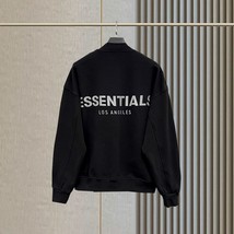 Fw21 Fashion  Essentials Baseball Jacket  Reflective letter logo Hip Hop... - £192.16 GBP