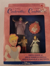 Walt Disney's Cinderella Princess Figurine Set 4 Piece Boxed Set Mint In Box - $29.99