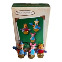 Vintage 2003 Hallmark Keepsake Ornament Mini Winnie The Pooh Ring A Ling Pals - £6.95 GBP