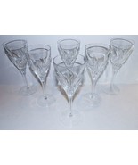 STUNNING SET OF 6 WATERFORD CRYSTAL MERRILL 8 7/8&quot; WATER GOBLETS - $262.34