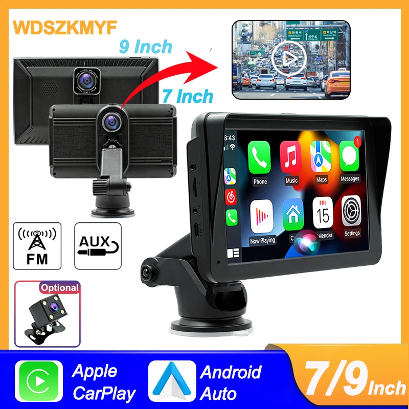 7/9Inch Car Radio Android Auto Wireless Apple Carplay Automotive Multimedia MP5 - £62.81 GBP+