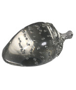 Fenton Art Glass Strawberry Paperweight Crystal Blown, Controlled Bubble... - $27.01 CAD