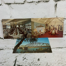 Vintage Postcard Lot Of 3 Flo-Jean Port Jervis New York Restaurant Lobby - £6.25 GBP